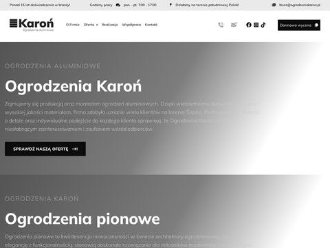 OgrodzeniaKaron.pl - aluminiowe premium