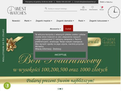 Westwatches.pl - szeroki wybór zegarków