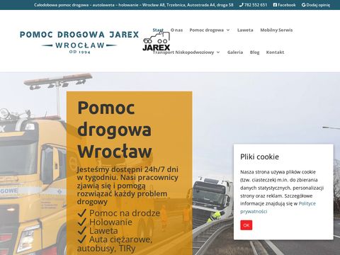 JAREX - pomoc drogowa TIR Wrocław