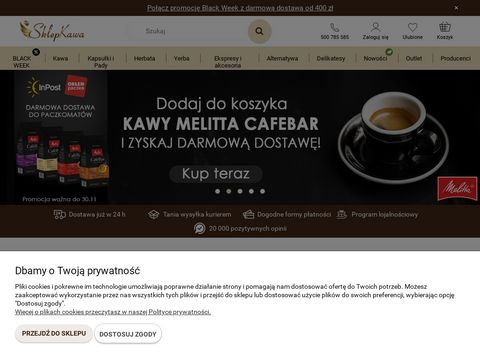 Sklepkawa.pl - profesjonalny sklep z kawą