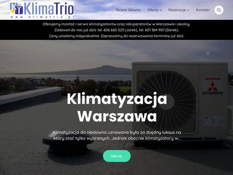 Klimatrio.pl - montaż klimatyzacji Warszawa Wola