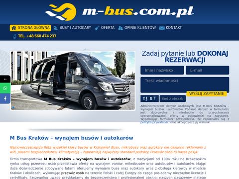 M-bus - przewóz osób Kraków