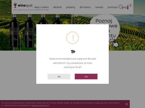 Winespot.pl - sklep internetowy z winem