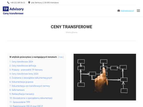 TPAdvisory.pl - ceny transferowe limity