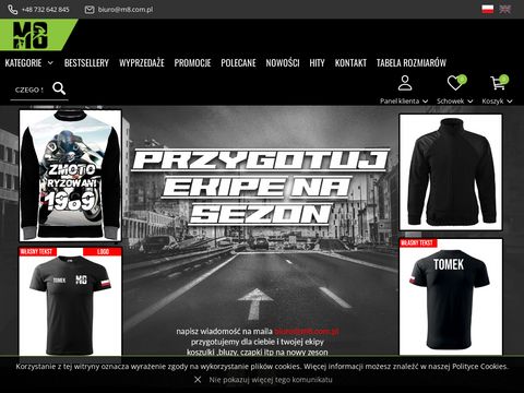 M8.com.pl - producent bluz motocyklowych