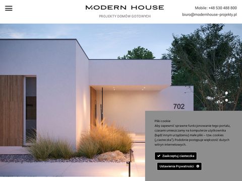 MODERN HOUSE - projekty domów gotowych