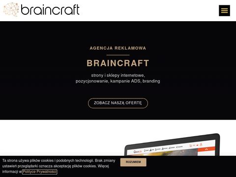 Brcr.pl Braincraft projektowanie stron www Zabrze