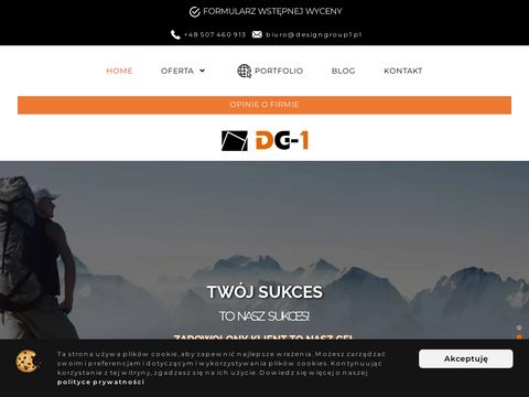 DesignGroup1.pl - zaistniej w sieci z nową stroną