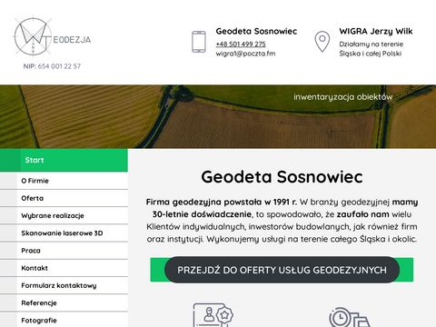 Wigra-geodezja.pl - geodeta Sosnowiec