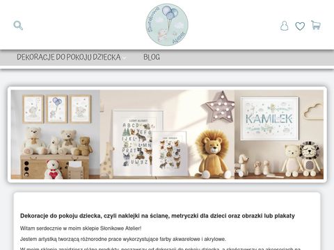 Slonikoweatelier.pl – naklejki dla dzieci