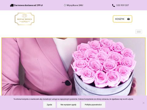 Royalroses.pl - kwiaciarnia z dostawą online