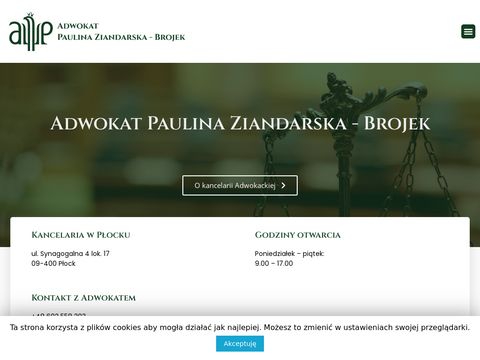 Adwokat-ziandarska.pl w Płocku