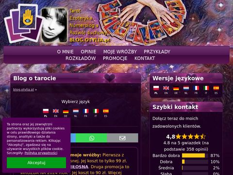 Blog.otylia.pl - tarot tak czy nie