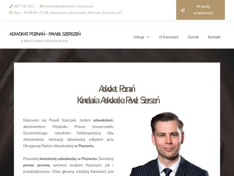 Adwokat-szerszen.pl prawnik Poznań