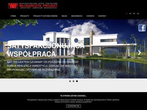 Architekt-wlodarczyk.pl - projekt architektoniczny