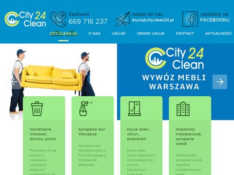 Cityclean24.pl - sprzątanie biur Warszawa