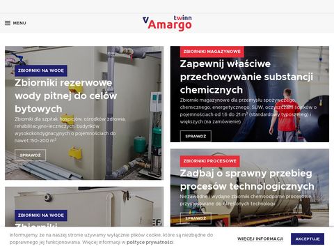 Amargotwinn.pl zbiorniki na wodę chemoodporne