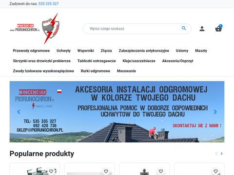 Piorunochron.pl - akcesoria odgromowe na dom