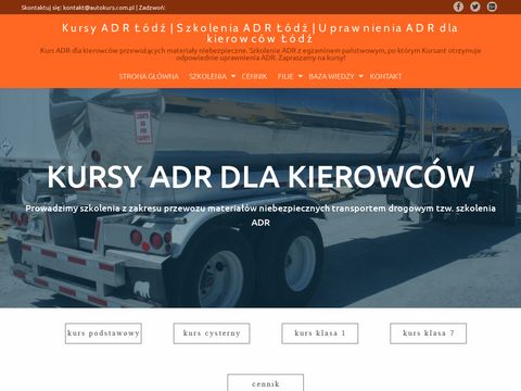 Autokurs.com.pl adr Łódź