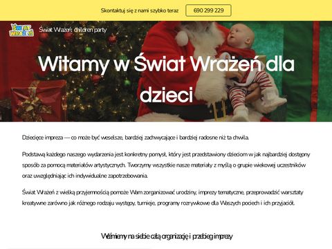 SwiatWrazen.pl - animator na urodziny Warszawa