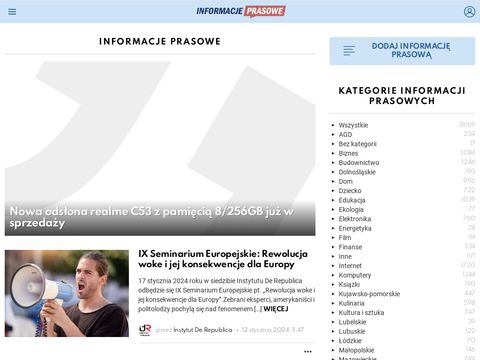 Rzecznikprasowy.pl - komunikaty prasowe