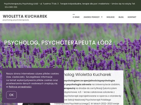 Wiolettakucharek.pl - psycholog psychoterapeuta