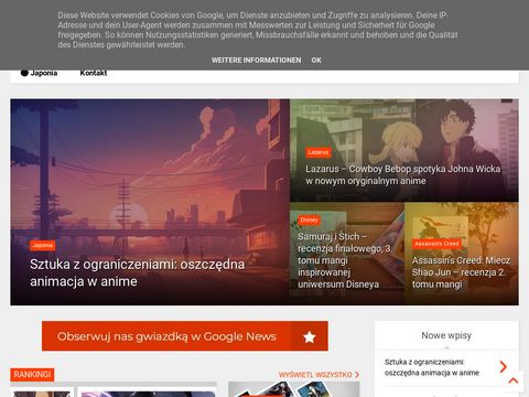 Animeholik.pl informacje o anime
