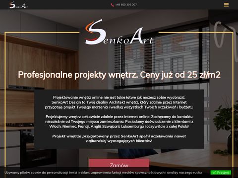 Senkoart.pl - projekt pokoju online