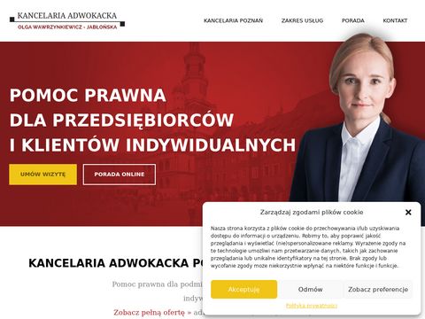 Adwokat-wawrzynkiewicz.pl prawnik Poznań