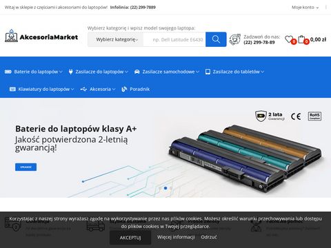 Akcesoriamarket.pl - baterie do laptopa sklep